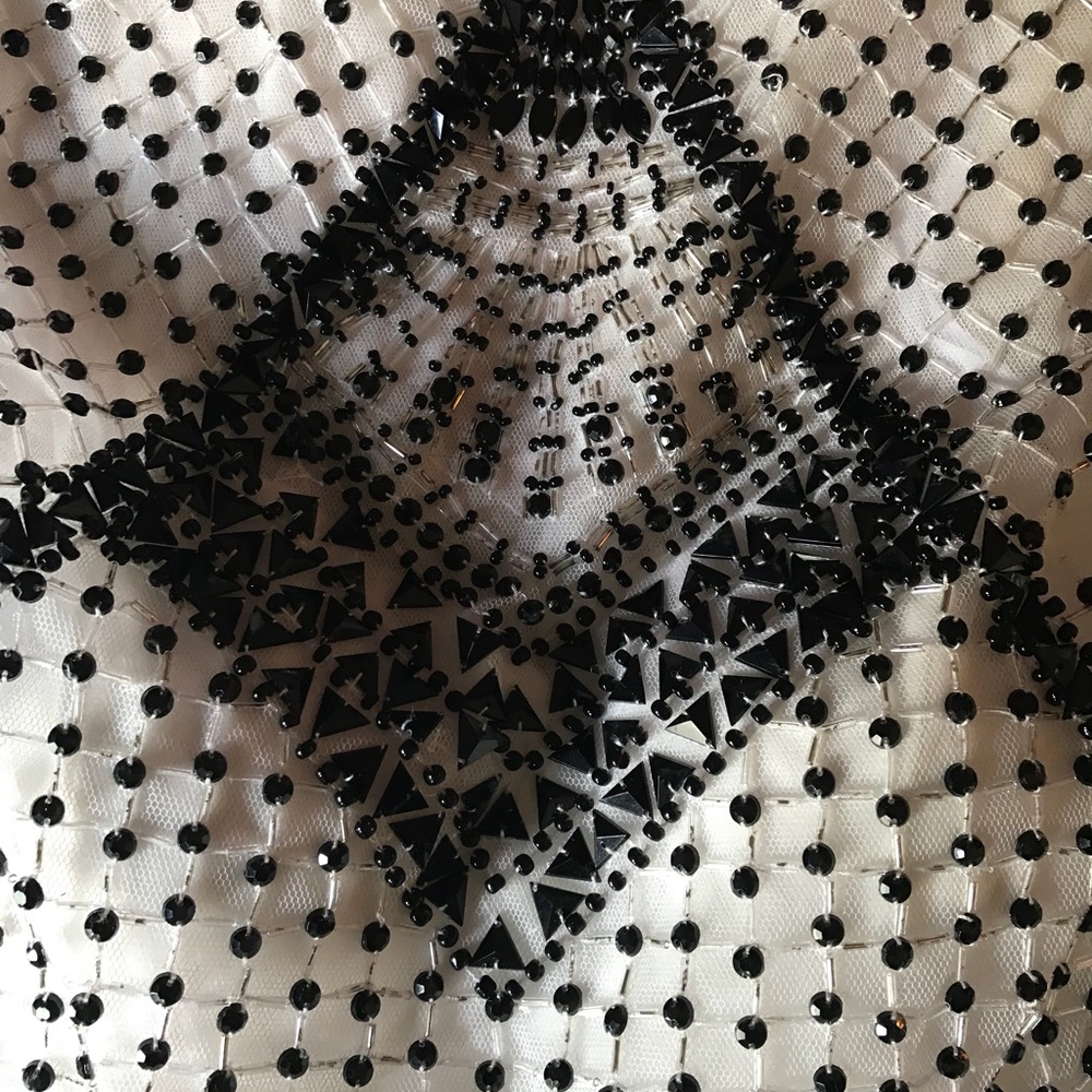 Black and white dress